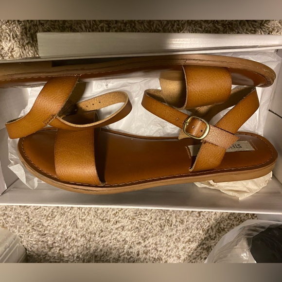Steve Madden Dafodil Cognac sandals - Picture 2 of 5